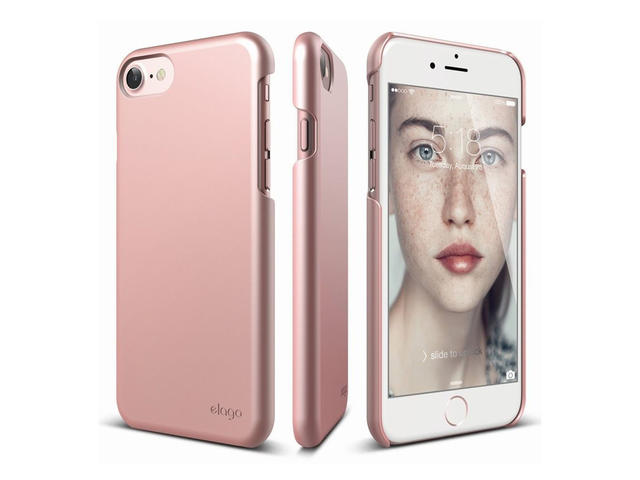 Калъфи Elago S7 Slim Fit 2 Case + HD Clear Film за iPhone 7/ iPhone 8, розово злато