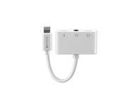 Кабели и Адаптери 4smarts Audio and Charging Splitter Lightning to 2x Lightning + 3.5 mm Aux Audio Connector