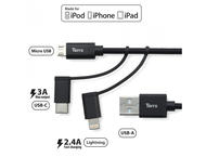 Кабели и Адаптери Torrii KeVable 3-in-1 Universal USB Cable (1m)
