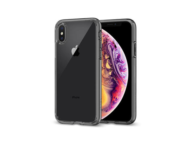 Калъфи Spigen Ultra Hybrid Case за iPhone XS, iPhone X, сив