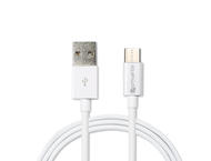 Кабели и Адаптери 4smarts Basic LinkCord USB-C Data Cable White