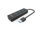 Кабели и Адаптери TeckNet HU043 USB 3.0 HUB Ethernet Network Adapter