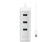 Кабели и Адаптери Macally USB 3.0 HUB Gigabit Ethernet