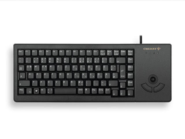 Клавиатури Cherry G84-5400 с тракбол, в черно
