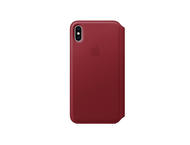 Калъфи Apple iPhone XS Max Leather Folio, в червено
