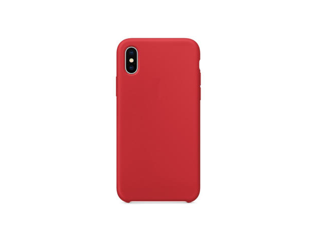 Калъфи SDesign Silicone Original Case за iPhone XS, iPhone X, червен