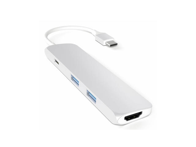 Кабели и Адаптери Satechi USB-C Multiport Adapter, сребрист