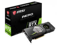 Видео карти MSI GeForce RTX 2080 AERO 8G