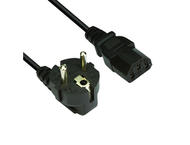 Кабели и Адаптери VCom Power Cord Computer schuko 220V 1.8m - CE021-1.8m-0.75mm