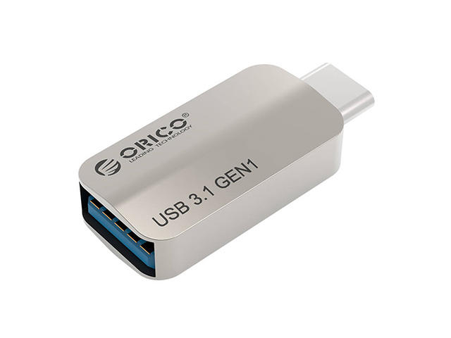 Кабели и Адаптери Orico Adpater OTG USB 3.1 Type C to Type A/F, Metal - CTA2-SV