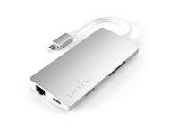 Кабели и Адаптери Satechi USB-C Aluminum Multiport 4K Adapter v2, сребрист