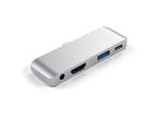 Кабели и Адаптери Satechi USB-C Mobile Pro Hub, сребрист