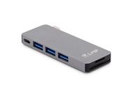 Кабели и Адаптери LMP Basic USB-C to SD/Micro SD, тъмносив