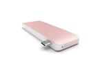 Кабели и Адаптери Satechi USB-C Pass Through USB Hub, rose gold