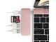 Кабели и Адаптери Satechi USB-C Pass Through USB Hub, rose gold
