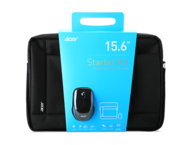 Чанти за Лаптопи Acer 15.6" Notebook Case and Wireless Mouse Black