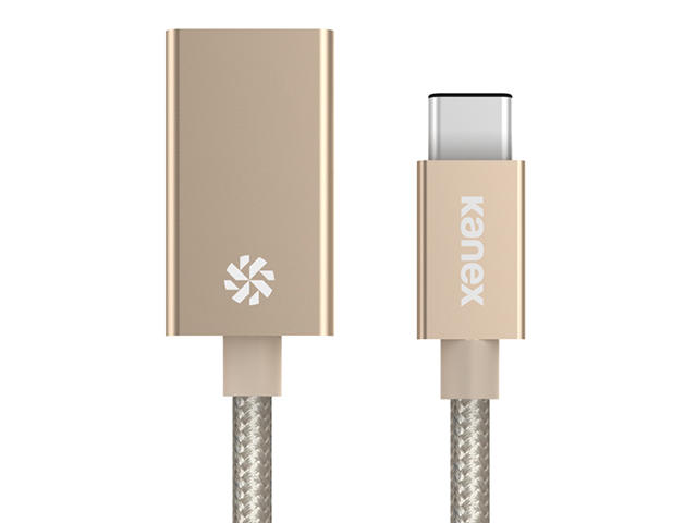 Кабели и Адаптери Kanex Premium USB-C to USB-A 3.0 Adapter, златист