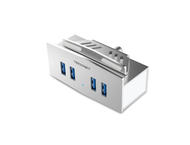 Кабели и Адаптери TeckNet HU049 Aluminum USB 3.0 4-Port Clamp Hub