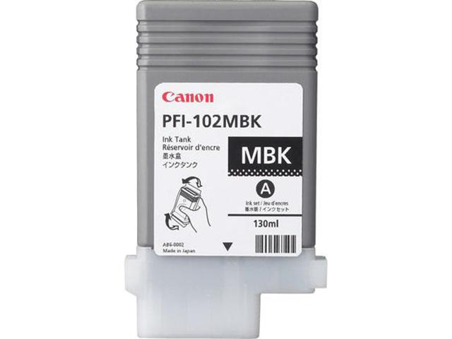 Консумативи Оригинален консуматив Canon Pigment Ink Tank PFI-102 Matte Black