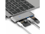 Кабели и Адаптери Elago Multi USB-C Hub, тъмносив