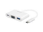 Кабели и Адаптери Macally USB-C to VGA Multiport Adapter