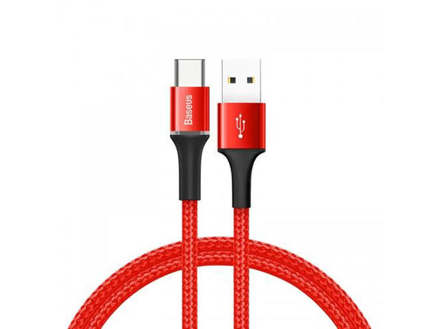 Кабели и Адаптери Baseus Halo USB-C Cable, червен (200см)