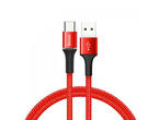 Кабели и Адаптери Baseus Halo USB-C Cable, червен (50см)