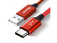 Кабели и Адаптери Baseus Artistic Striped USB-C Cable, червен
