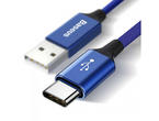 Кабели и Адаптери Baseus Artistic Striped USB-C Cable, син