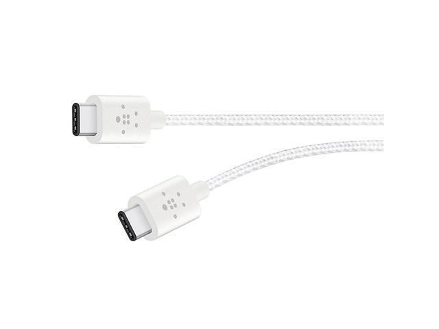 Кабели и Адаптери Belkin USB-IF Certified MIXIT Metallic USB-C to USB-C, бял