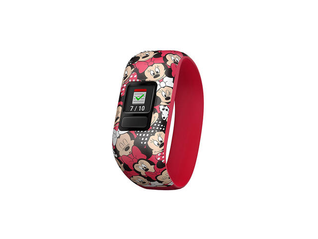 Смарт гривни Garmin vivofit jr. 2 Minnie Mouse с еластична каишка
