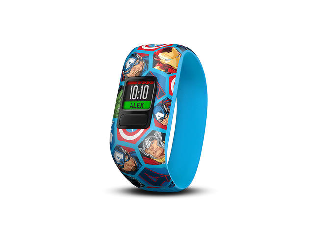 Смарт гривни Garmin vivofit jr. 2 Avengers с еластична каишка