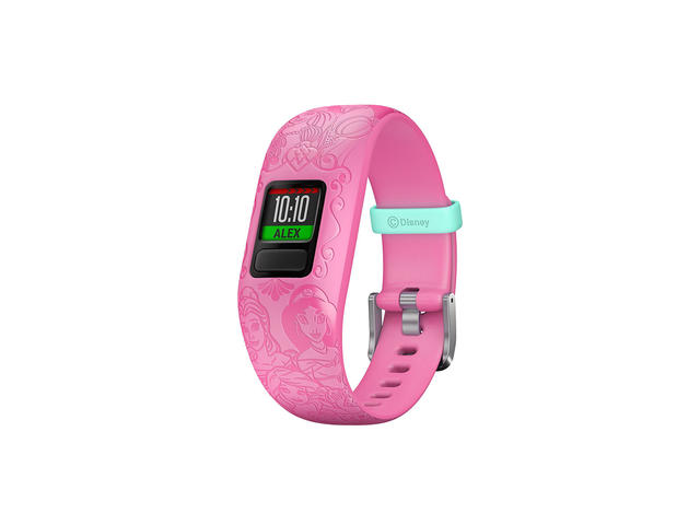 Смарт гривни Garmin vivofit jr. 2 Princess, розова с регулируема каишка