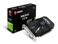 Видео карти MSI GeForce GTX 1050 AERO ITX 2G OCV1