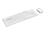 Клавиатури Rapoo 8200M + мишка, в бяло