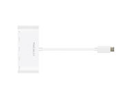 Кабели и Адаптери Macally 3.1 USB-C to 4 port USB-A and 1xUSB-C Hub