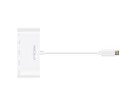 Кабели и Адаптери Macally 3.1 USB-C hub with USB, USB-C and Gigabit Ethernet