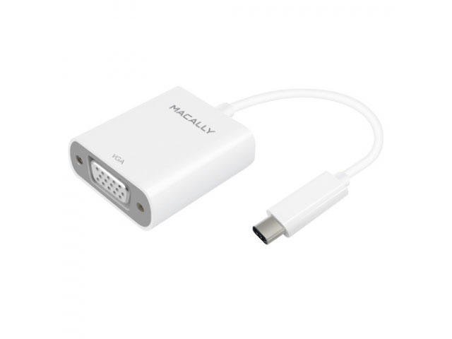 Кабели и Адаптери Macally USB-C to VGA Adapter