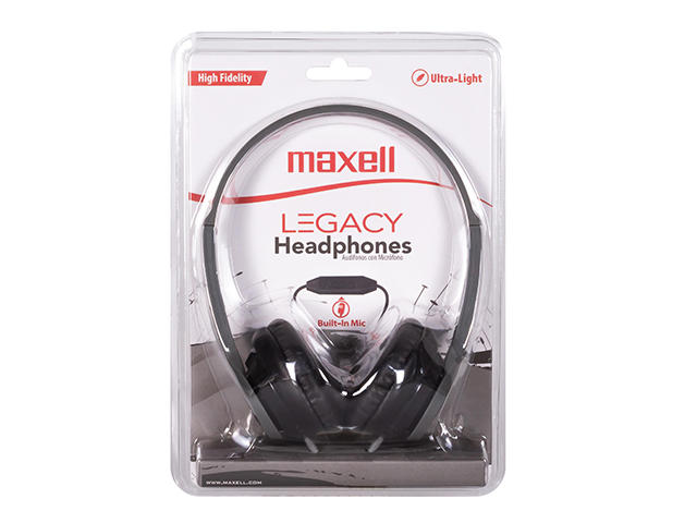 Слушалки Maxell HP360 Legacy, в черно