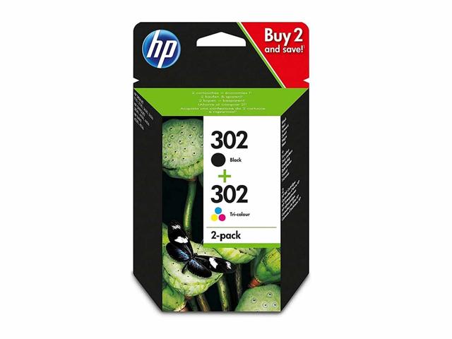 Консумативи Оригинален HP 302 2-pack Black/Tri-color