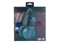 Слушалки Maxell METALZ Tungsten, в синьо