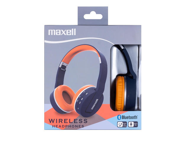 Слушалки Maxell BT800 HP Blue/Orange