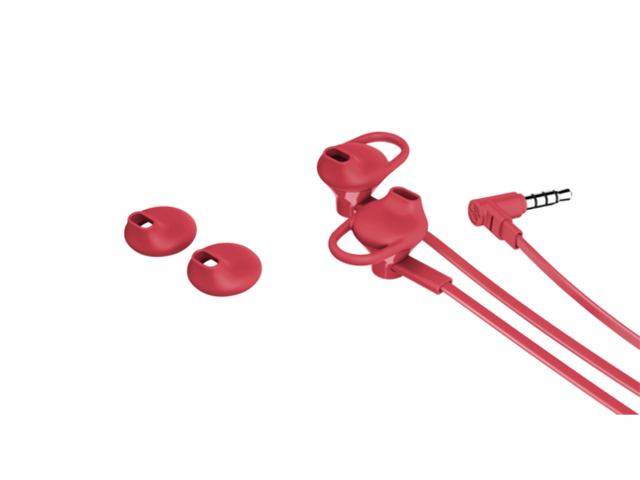 Слушалки HP In-Ear Headset 150, в червено