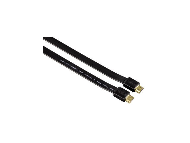 Кабели и Адаптери Hama кабел HDMI-HDMI 1.4+Ethernet, плосък