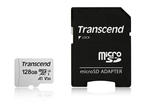 Карти памет Transcend 300S 128GB microSDHC Adapter