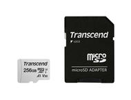 Карти памет Transcend 300S 256GB microSDHC Adapter