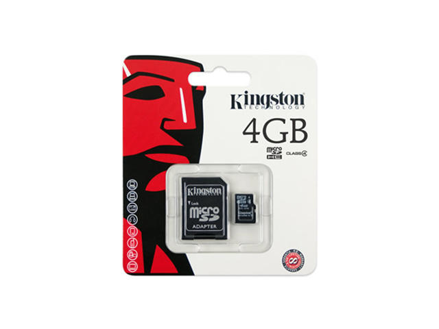 Карти памет 4GB microSD карта Kingston Class 4