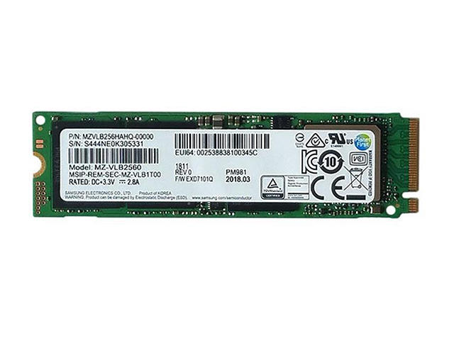 SSD 256GB Samsung PM981 M.2 NVMe