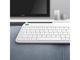 Клавиатури Logitech Wireless Touch Keyboard K400 Plus, в бяло