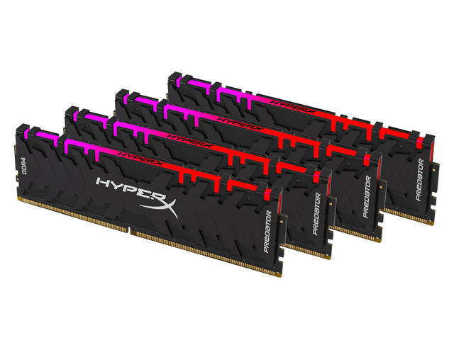 Оперативна памет 32GB (4x8GB) DDR4 3600MHz Kingston HyperX Predator CL17 RGB